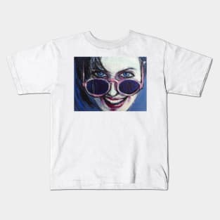 Summer - Portrait Of A Woman Kids T-Shirt